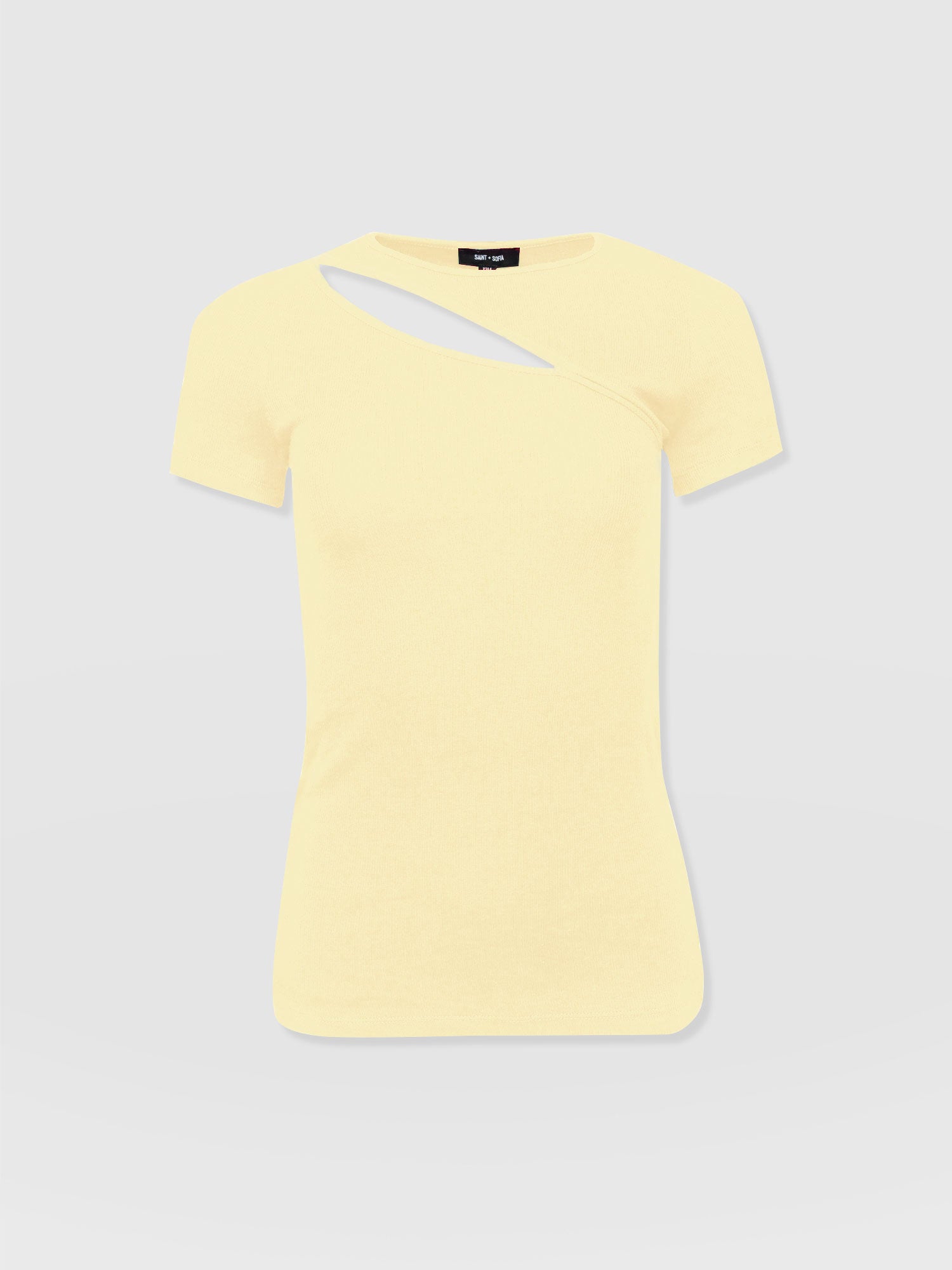 Reveal Tee Yellow - Women's T-shirts | Saint + Sofia® UK